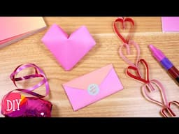 3 x Valentinstag 😍 Super süße Ideen aus Papier! Geschenk, Deko & Überraschungen