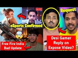 SHOCKING 😰 - Desi Gamer Reply to Jaswant Gamer?, Free Fire India &  eSports 4 Big Updates 🔥