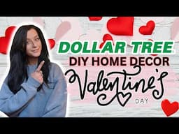 Gorgeous DIY Dollar Tree VALENTINE'S DAY Home Decor (NEW)