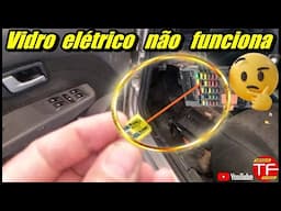 Vidro elétrico não funciona