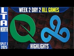 FLY vs C9 Highlights ALL GAMES | LTA NORTH Upper R1 (Was LCS) W2D2 Split 1 | FlyQuest vs Cloud9