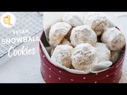 Vegan Snowball Cookies | Chef Ani