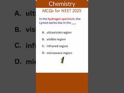 NEET Chemistry MCQs 22| Bite-Sized Challenges! #chemistry  #neet2025  #neetchemistry  #neetmcq