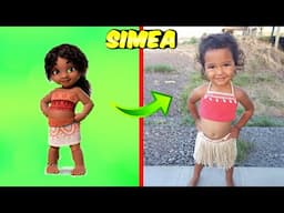 Moana 1-2 🔥 Characters In Real Life