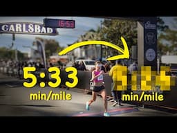 Racing the Carlsbad 5000 (world's fastest 5k course)