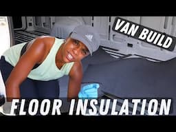 Van Build INSULATING FLOOR:(MINICELL FOAM)  How to insulate a cargo trailer camper conversion