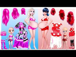 Ladybug & Elsa Family into Maternity Fashion | Style wow