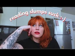 3 ways i get out of a reading slump (but please tell me how you get through one too) 🫣 [cc]