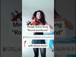 Mingle Game Song Round and Round - Squid Game 2 🎻 Violin Sheet Music 🎶