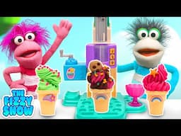 Fizzy & Phoebe Make Fun Play-Doh Ice Cream For Their Furry Friends | The Fizzy Show Videos