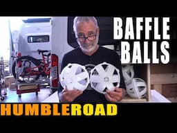 BAFFLE BALLS! An easy solution to the dreaded sloshing effect in your van's fresh tank.