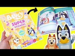 Bluey and Bingo Super Sticker Activity Book with Games, Puzzles, Dolls