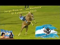 A lo grande el joven Jorge Pino vs. "La Manteca" de Hermanos Pires - El Calden 2023 I Cristian LF