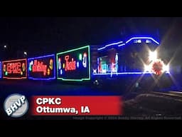 CPKC's 2024 Holiday Train Arriving in Ottumwa, IA 11/27/24