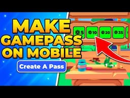 How to Make a Gamepass in Pls Donate Mobile 2025 – Setup Stand in Pls Donate