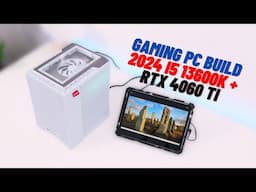 Ultimate Compact Gaming PC Build 2024 | i5 13600K + RTX 4060 Ti | Colorful iGame Mini Frozen