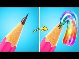 RAINBOW ART SKILLS || Mini Crafts and Cool Handmade Crafts by 123 GO! GOLD