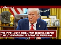 TRUMP firma una orden para excluir a deportistas transgénero de deportes femeninos