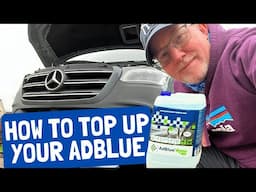 How to Top-up AdBlue : Refill Your Van with Ease! We Top up our Hymer Free Mercedes Sprinter