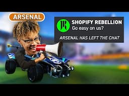 Arsenal Didn't Go Easy... (SSG Rocket League Comms vs Shopify) | RLCS Fall Open Swiss