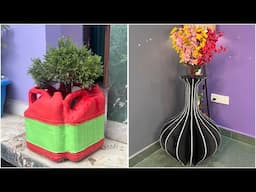 DIY Creative Planters from Waste Materials | Upcycled Home Decor Ideas