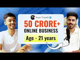 Collage Dropout to 50 Crore Online Business ft. Aryan Tripathi | The Podast Hour Ep 14