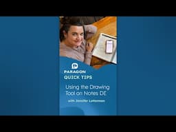 Quick Tips: Using the Drawing Tool on Notes DE with Jennifer Lotterman