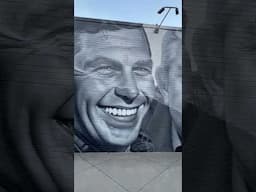 The sensational Andy Griffith mural in Mt Airy, North Carolina #andygriffith #mayberry