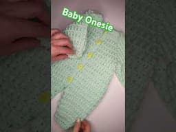 First project in 2025 #crochet #crochetbaby #crochetonesie #handmade #crochetgirls