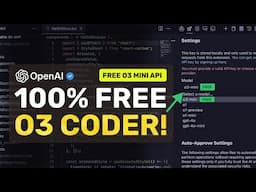 RooCode, Aider & Windsurf + Free O3 Mini APIs : This Is THE BEST & FREE Way FOR AI CODING RIGHT NOW!