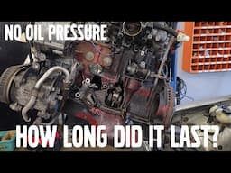 How far can you drive a car with no oil pressure ? ( POV test)