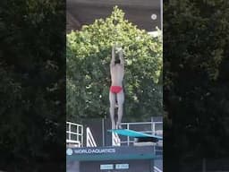 YAN Xin's Impressive Dive in Boys' 3m Springboard #diving #YANXin #WorldChampionships #dive