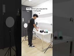 POV: When you say yes to every job #funny #workplace #meme #photography