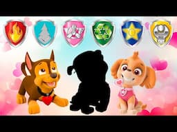 PAW Patrol Valentine's day #3 | Match the right shadow