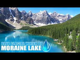 Amazing Blue Glacial Water of Moraine Lake