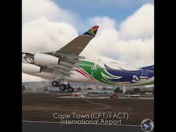 South African Airways Airbus A340-300 | Despegue desde Ciudad del Cabo (CPT)