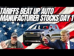 Tariffs Beat Up Auto Manufacturer Stock Day 1, Deal Reached?