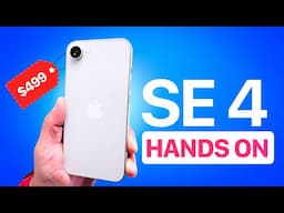 NEW iPhone SE 4 Coming Next Week (HANDS ON PREVIEW)