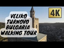 Veliko Turnovo, Bulgaria [4K] Walking Tour - Mother Bulgaria memorial to Tsarevets Fortress and more