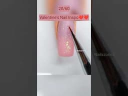 Simple Nails Art Designs for Valentine's Day❤️ #shorts #nails #nailart #shortsfeed #tutorial #heart