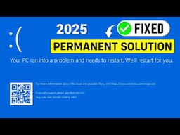 Your PC Ran Into a Problem And Needs to Restart Windows 11/10 | How to Fix Blue Screen Of Death