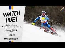 LIVE | FIS Para Alpine World Ski Championships Maribor (SLO) - M - Slalom Run 2