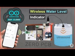 IoT based Water Level indicator project using ESP32 Arduino IoT Cloud & Ultrasonic Sensor