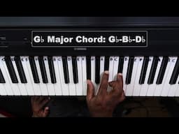 How to Play the G Flat Major Chord on Piano