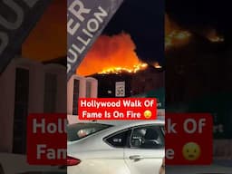 #Hollywood Walk Of Fame Is On #Fire #california #fires #walkoffame #losangeles