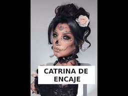 💀CATRINA DE ENCAJE 💖Lace Sugar Skull Tutorial | auroramakeup