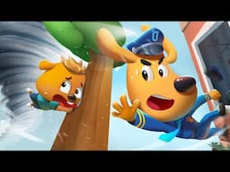 A Big Tornado | Safety Rules for Kids | Kids Cartoon | Sheriff Labrador | BabyBus TV