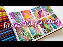 Bitesize Art journaling with Arrtx watercolor pencils 💗