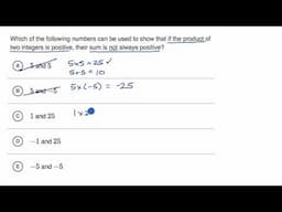 Counterexamples | Worked example | Praxis Core Math | Khan Academy