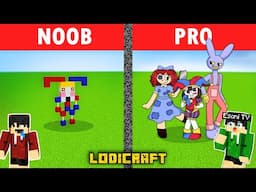 Best of Noob vs Pro: AMAZING DIGITAL CIRCUS (Pomni)Build Battle in Minecraft (Tagalog)